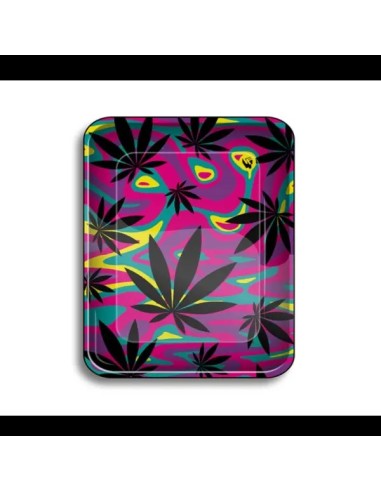 fire-flow-tray-big-neon-leaves - Hemporium