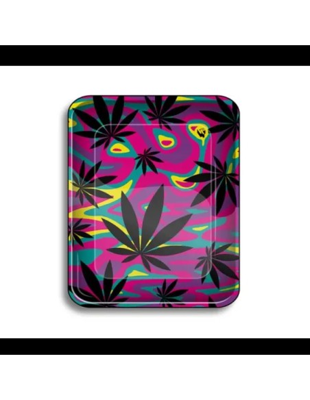 fire-flow-tray-big-neon-leaves - Hemporium