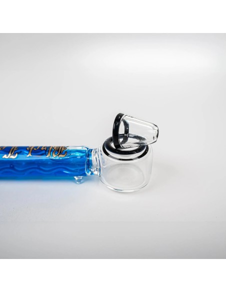 Pipa vaporizzatore vetro colorata con sistema refrigerante - Hemporium