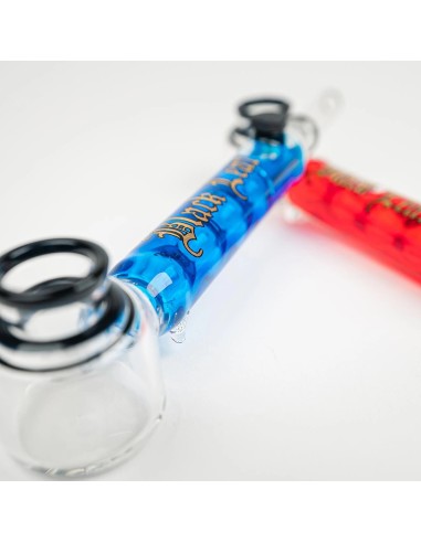 Pipa vaporizzatore vetro colorata con sistema refrigerante - Hemporium