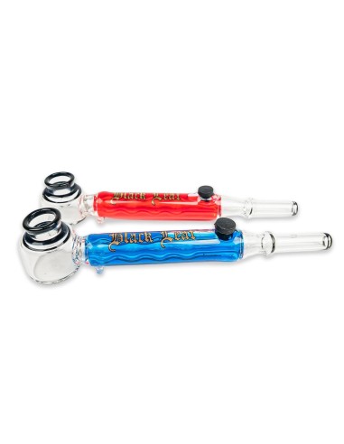 Pipa vaporizzatore vetro colorata con sistema refrigerante - Hemporium