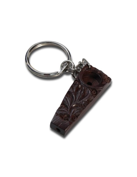 Pipa Legno di Rosa 50mm Portachiavi - Hemporium – Hemporium