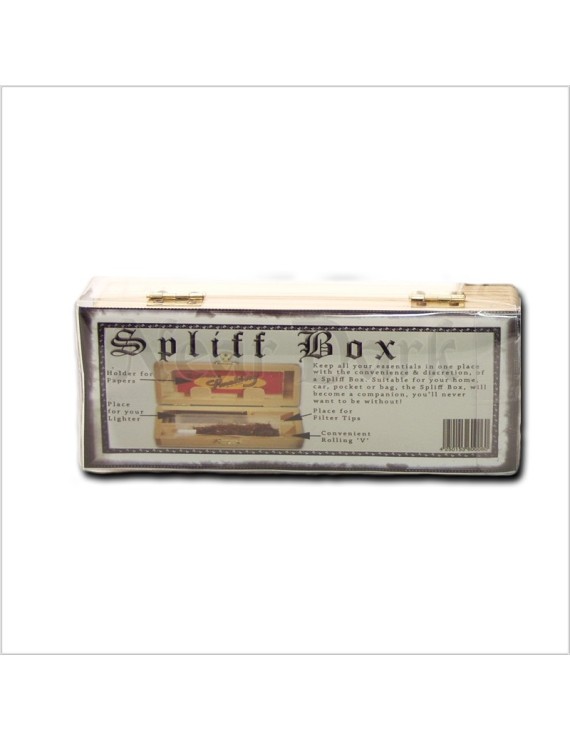Scatola Legno Spliff Box Piccola - Organizer Rolling
