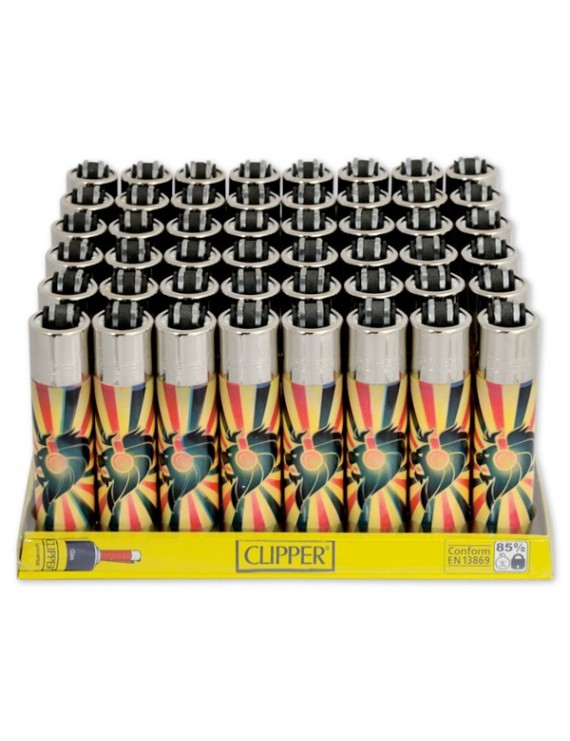 Accendino Clipper Rasta Lion Lighter