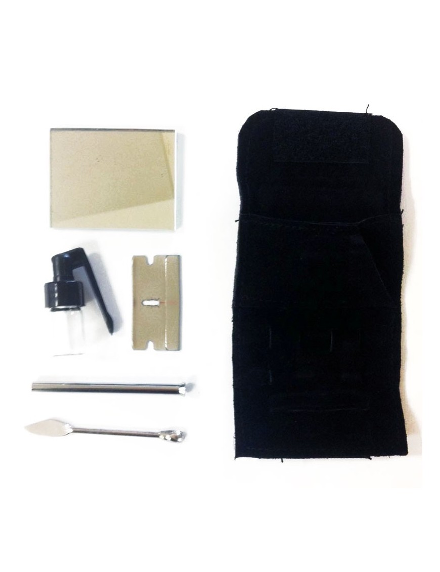 Sniffer Set Grande Completo con Astuccio Pelle - Hemporium – Hemporium