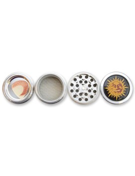 49mm 4 parti Grinder Pollinator Leaf