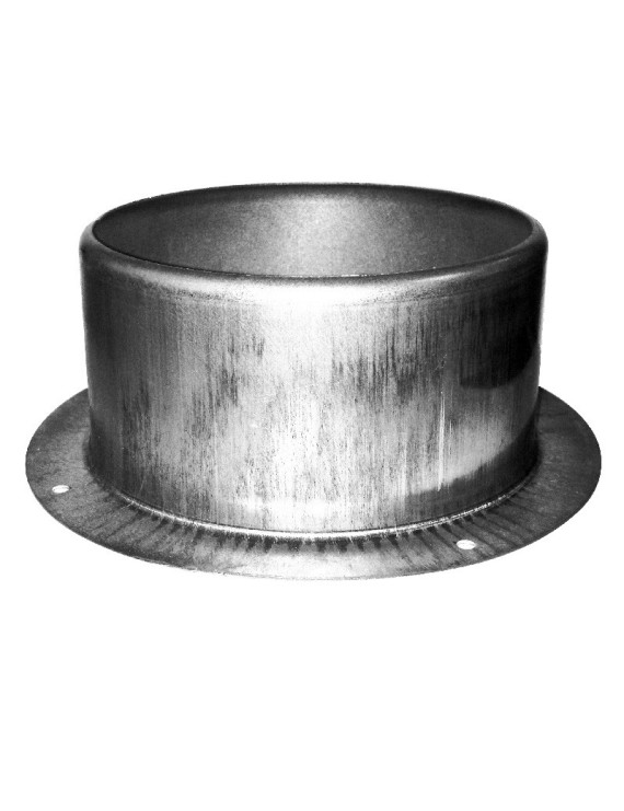 Flangia di Raccordo ø 125 mm in Metallo Zincato