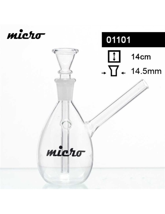 Micro Glass Bong 14 cm Micro Glass Bong 14 cm