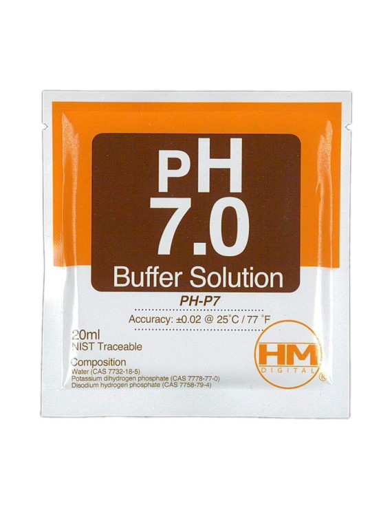 Soluzioni Taratura pH 7 HM Digital - Kit 20x20ml – Hemporium