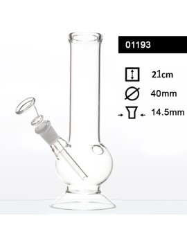 Plain Bouncer Glass Bong - 21 cm