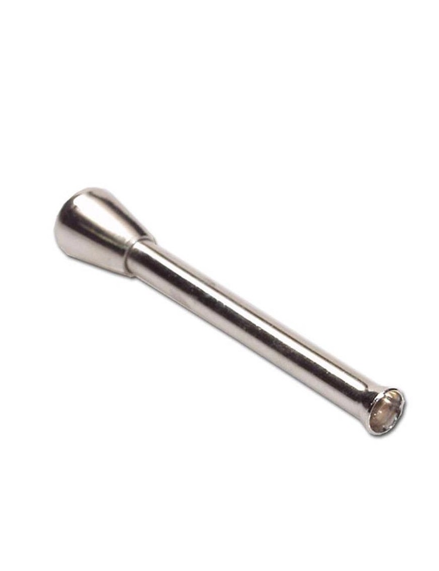 Sniff Tube Ottone Cromato Comfort - Hemporium – Hemporium