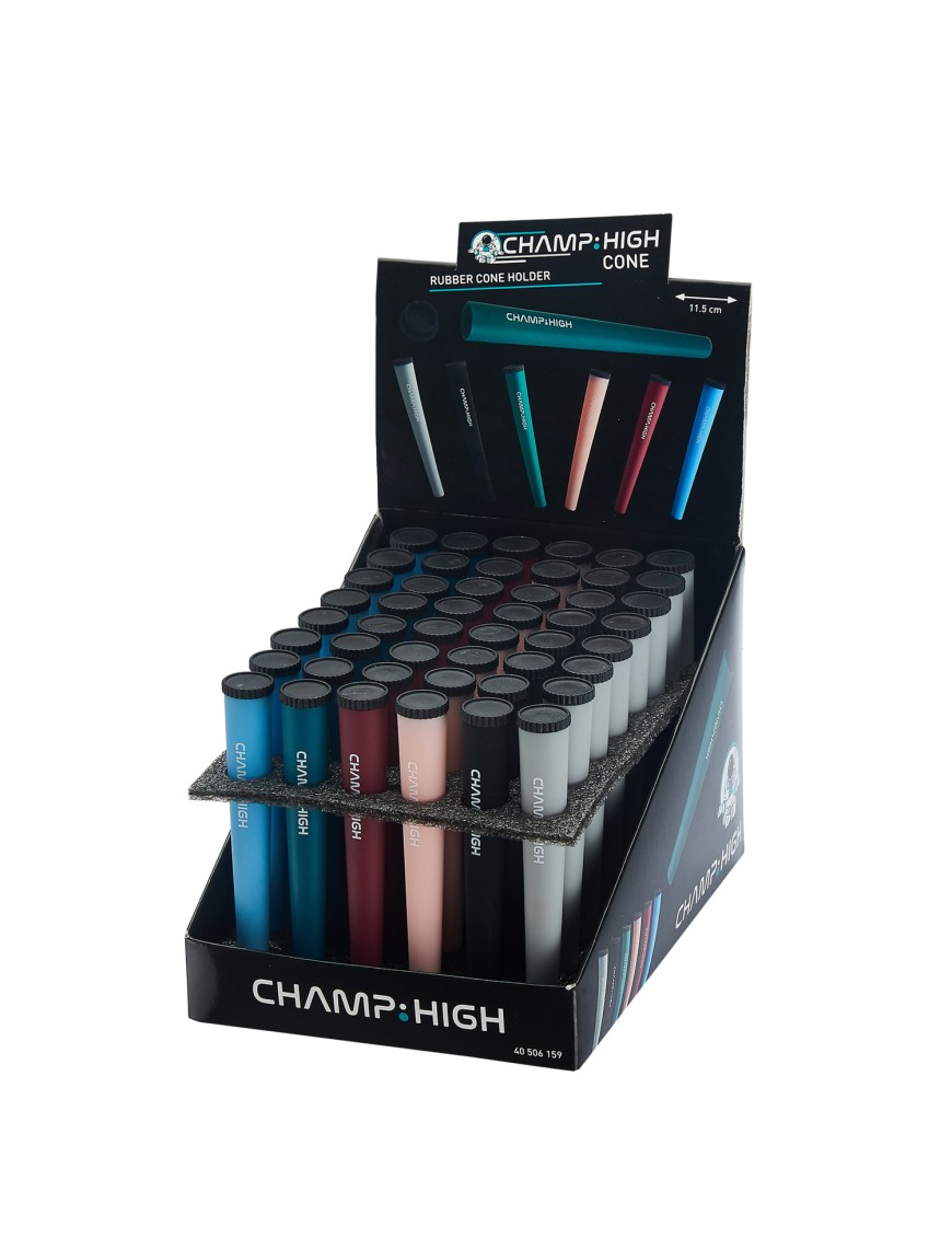 Porta sigarette plastica colorata Champ High 11,5 cm - Contenitore rigido - Hemporium
