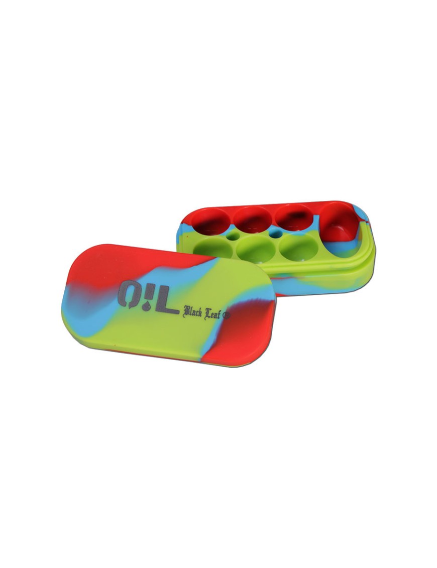 scatolina Silicone con 6 compartimenti da 4ml e 1x10ml 