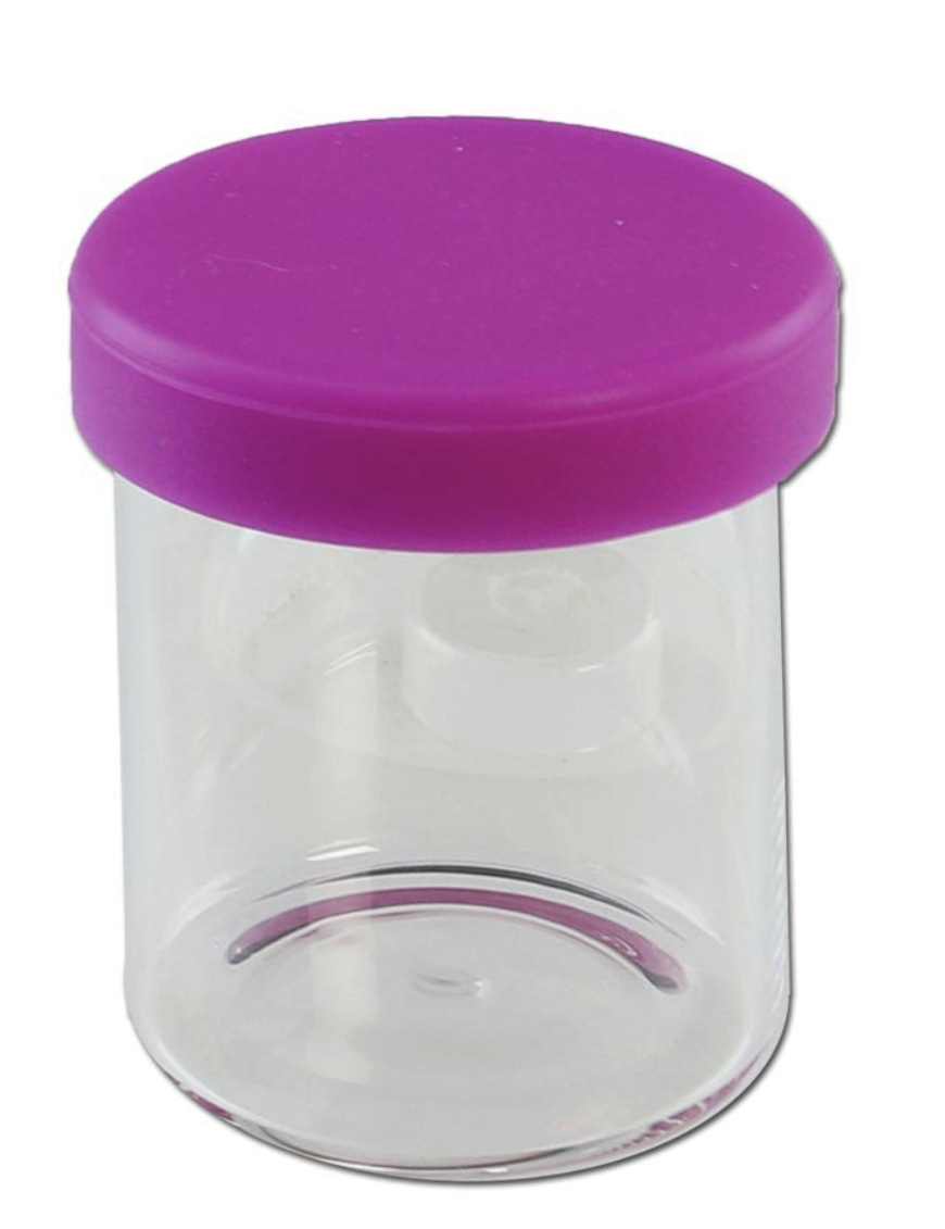 Barattolino in Vetro con tappo in Silicone 