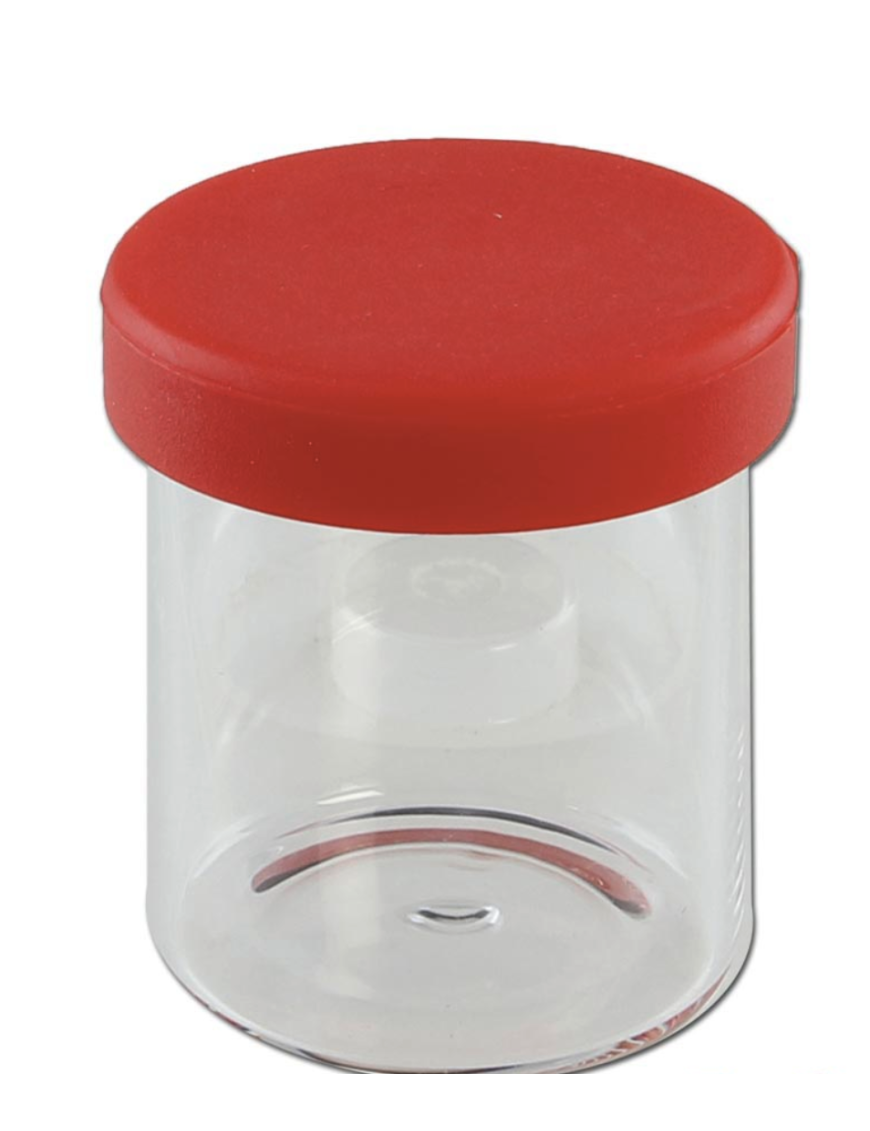 Barattolino in Vetro con tappo in Silicone 