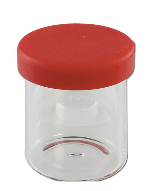 Barattolino in Vetro con tappo in Silicone 