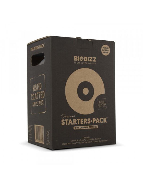 BioBizz Starters Pack kit completo fertilizzanti organici per coltivazione indoor e outdoor