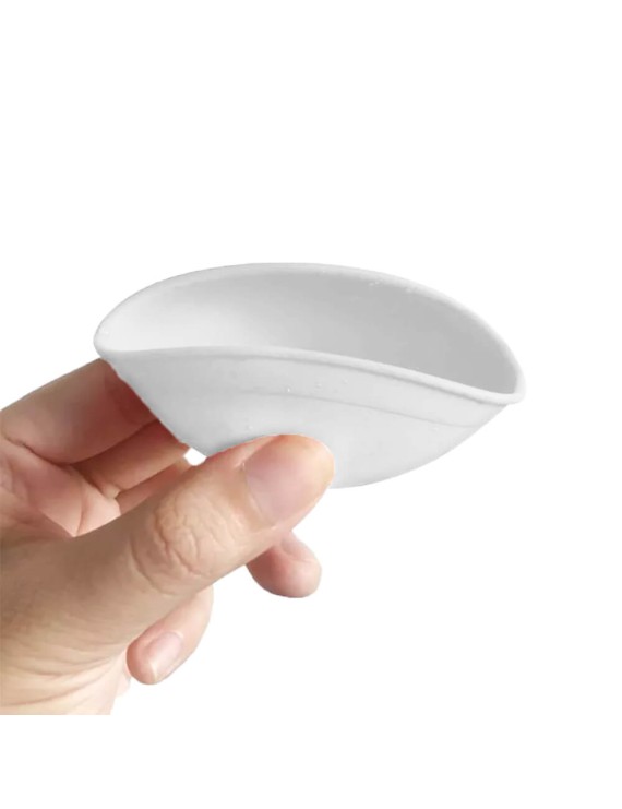 Mistiera Silicone Antiaderente 7cm - Bianca Logo Nero