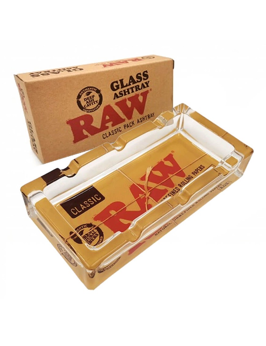 Posacenere RAW in Vetro Borosilicato - Eleganza e Resistenza su Hemporium.it