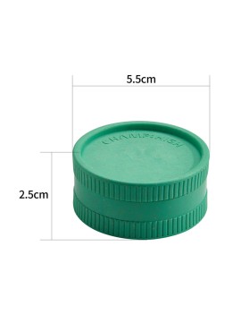 Grinder grande in bioplastica di canapa Champ High – Ø 55 mm, 2 parti
