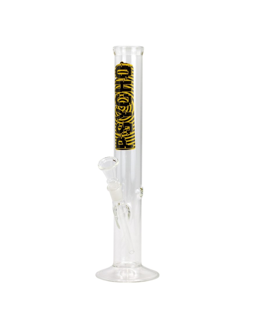 Bong Vetro Psycho 32cm Collo Dritto | Hemporium