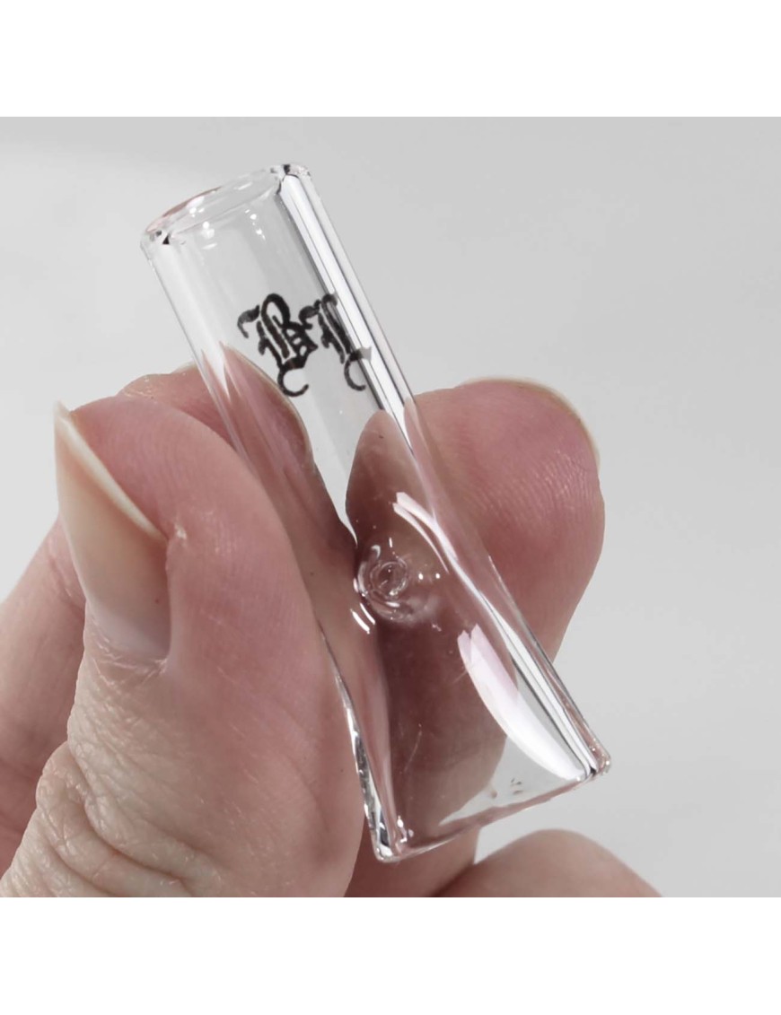 Filtro Vetro Borosilicato 9mm Black Leaf - Hemporium