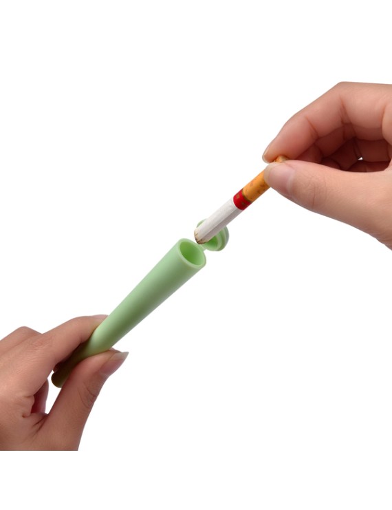 Cono Porta Sigarette 12 cm Bianco - Contenitore Rigido