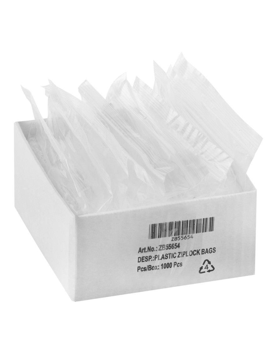 1000pz 5,5x6,5 cm - Bustine Ermetiche 40μ