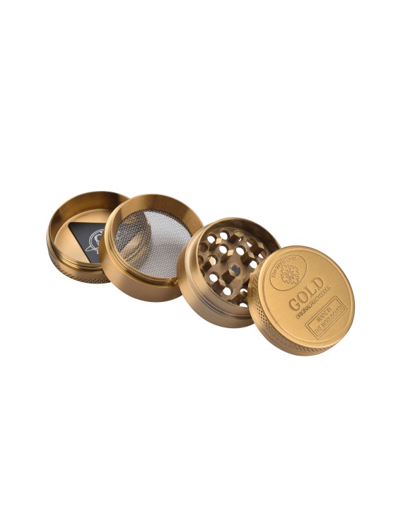 Grinder Pollinator 40mm Dorato - 4 Parti Metallo