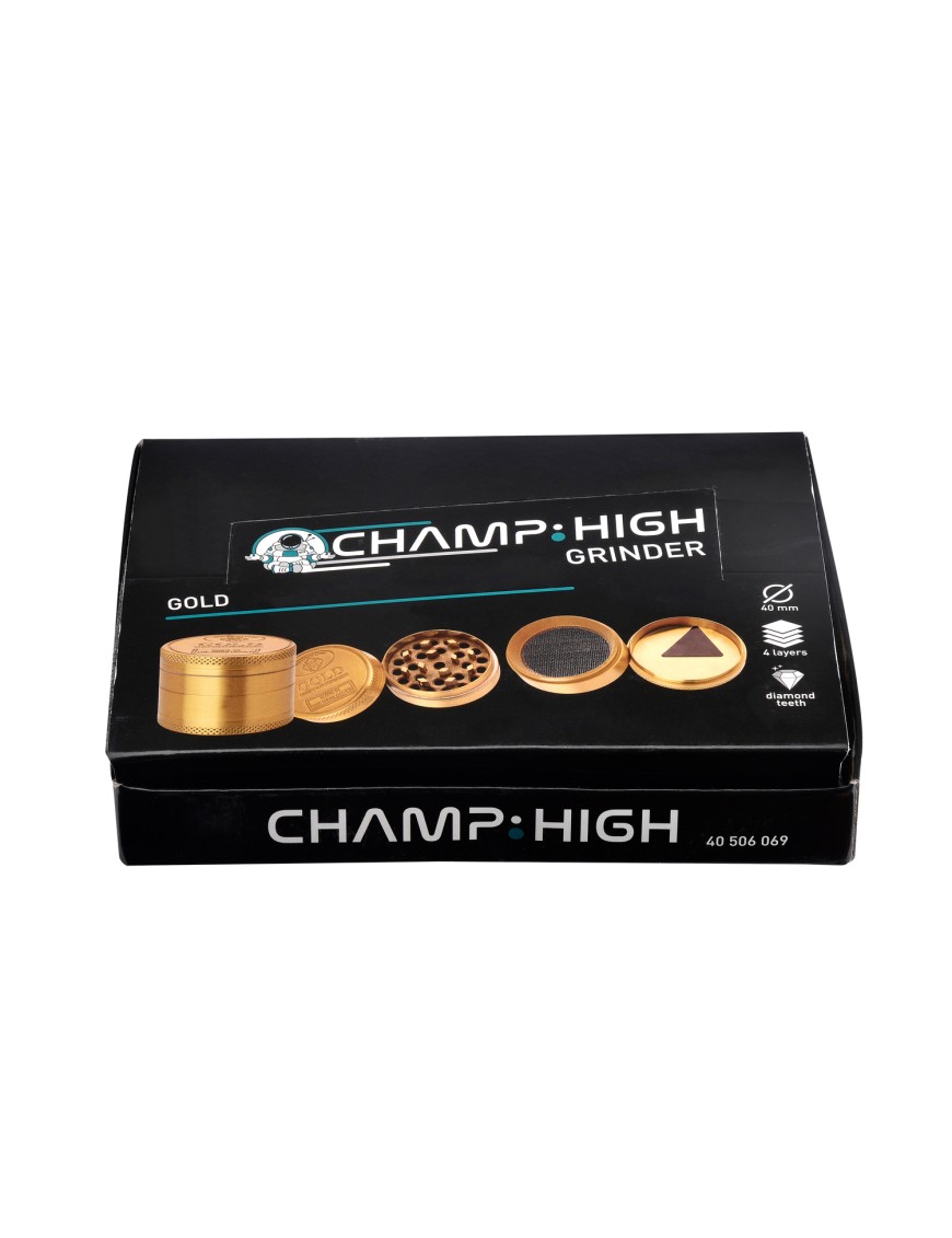 Grinder Pollinator 40mm Dorato - 4 Parti Metallo