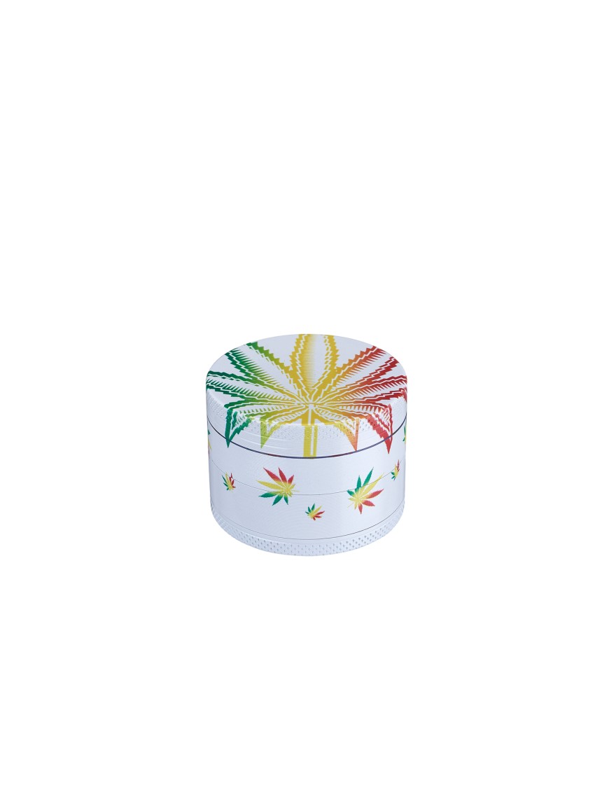 Grinder Pollinator Rasta 49mm - 4 Parti Metallo