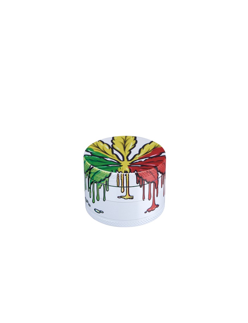 Grinder Pollinator Rasta 49mm - 4 Parti Metallo