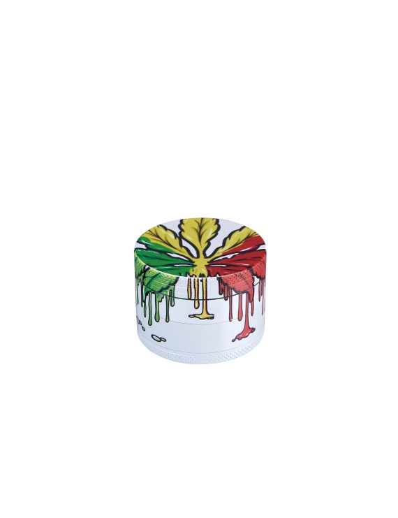 Grinder Pollinator Rasta 49mm - 4 Parti Metallo
