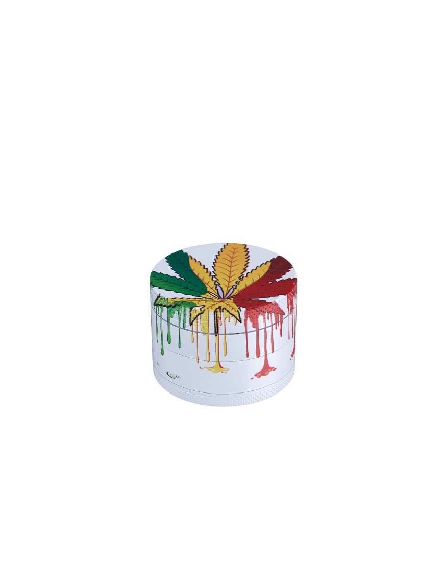Grinder Pollinator Rasta 49mm - 4 Parti Metallo