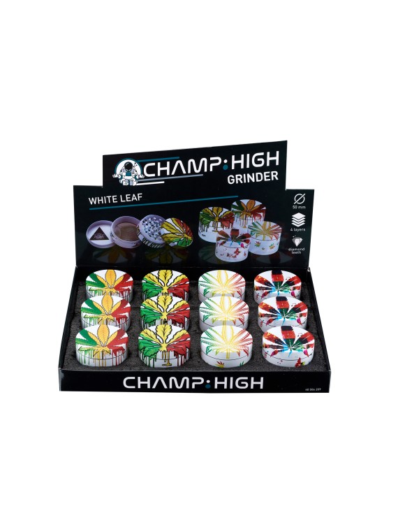 Grinder Pollinator Rasta 49mm - 4 Parti Metallo