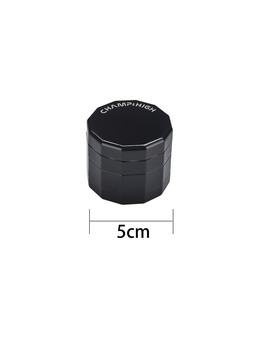 Grinder Dodecagono Nero 50mm Pollinator | Hemporium