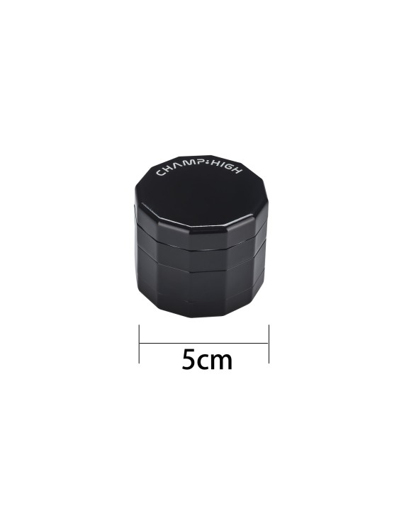 Grinder Dodecagono Nero 50mm Pollinator | Hemporium