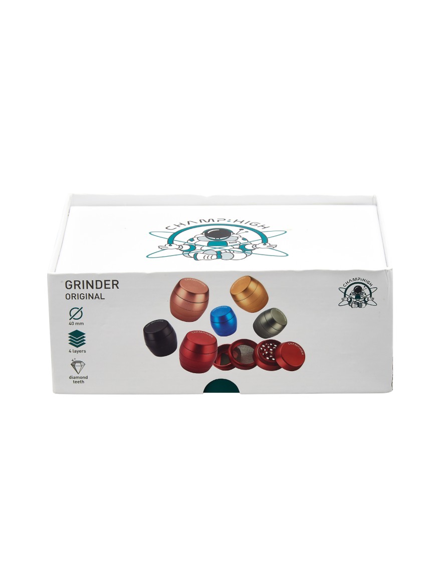 Grinder Pollinator 40mm Metallo - Box 6 Pezzi Champ High