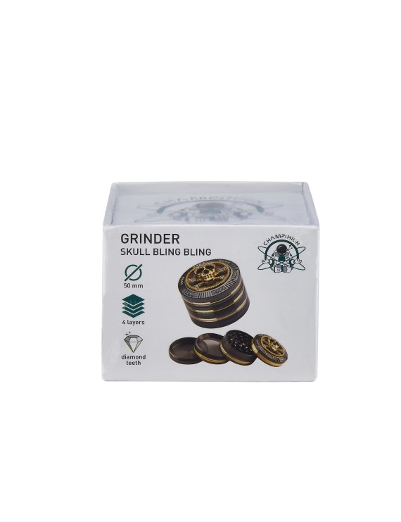 Grinder Teschio Bling Pollinator 4 Parti - Hemporium