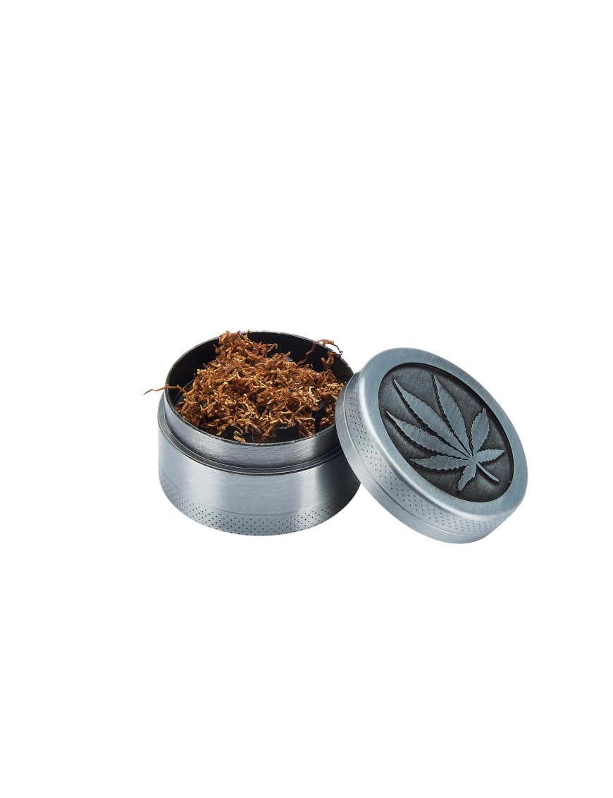 Grinder Metallo Foglia 40mm | 3 Parti Compatto - Hemporium – Hemporium