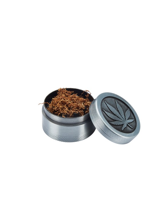 Grinder Metallo Foglia 40mm | 3 Parti Compatto - Hemporium – Hemporium