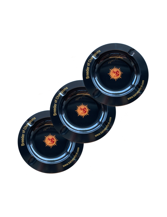 Posacenere metallo Barney's Farm - Ashtray nero 4 incavi