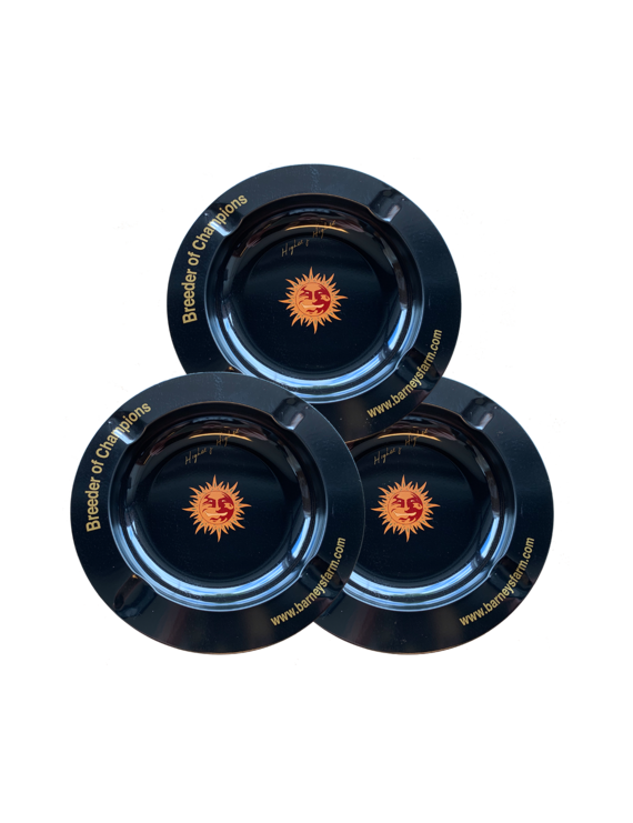 Posacenere metallo Barney's Farm - Ashtray nero 4 incavi