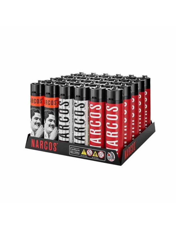 Accendini Narcos Display 30pz - Serie Netflix | Hemporium