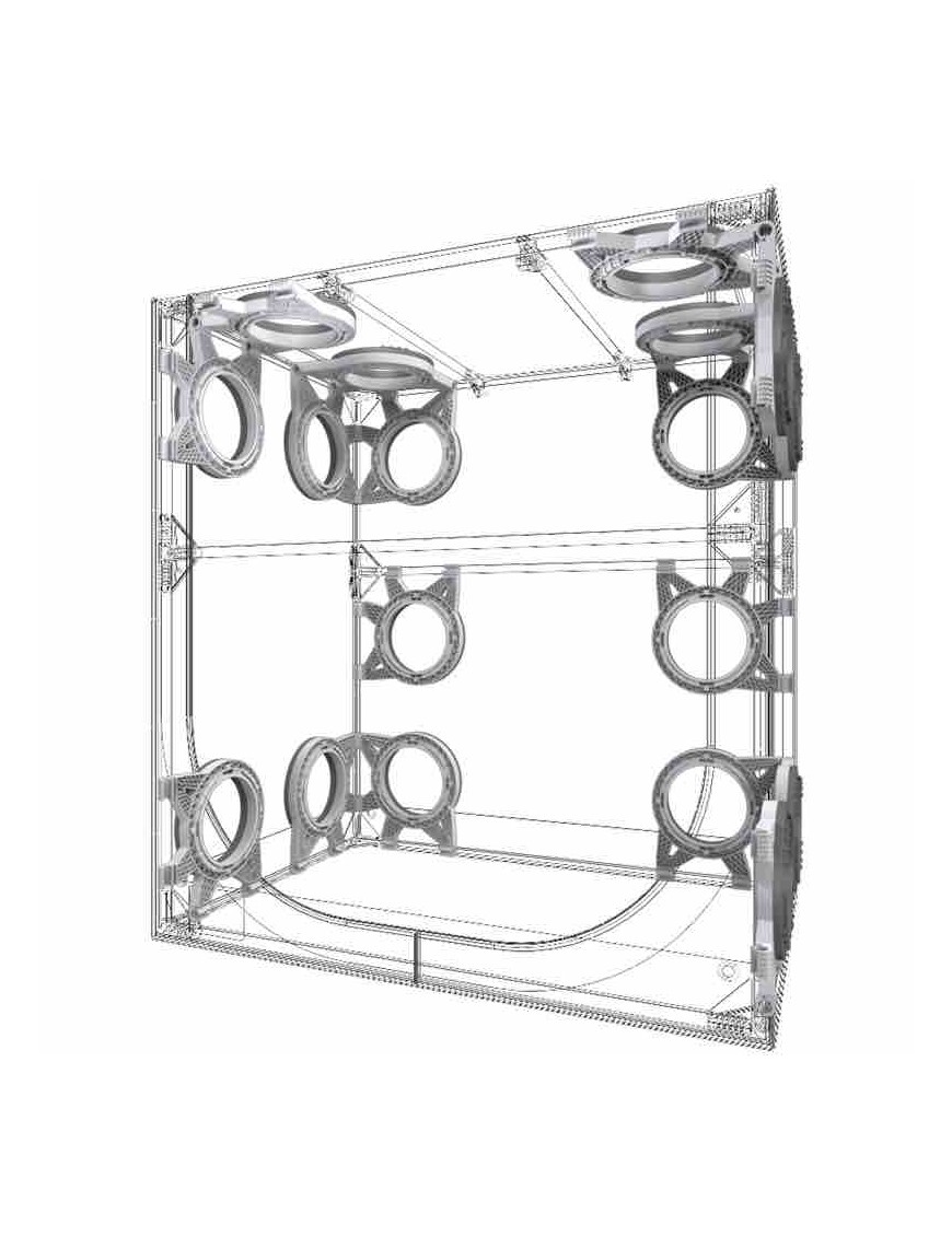 Flangia Condotte GrowBox 16mm Secret Jardin | Hemporium