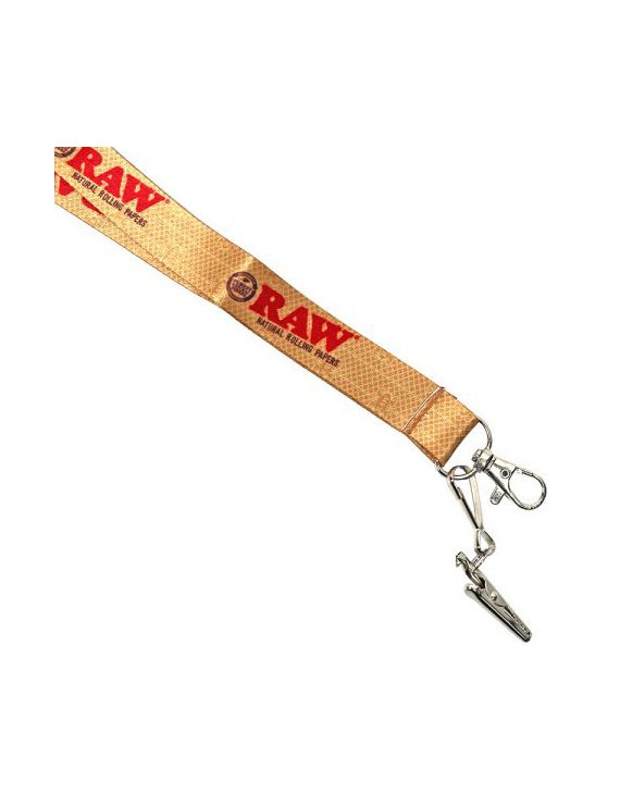 Cordino Collo RAW Lanyard - Porta Chiavi e Tessere
