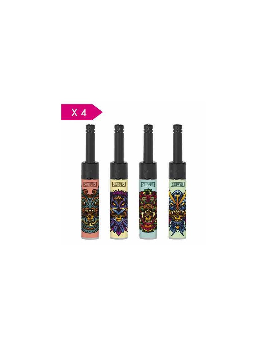 CLIPPER 4 MINI BBQ HISPANIC SKULL 4 pz
