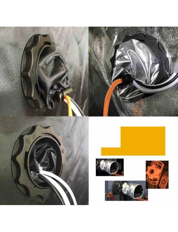 Flangia Cavi Grow Room Secret Jardin 70mm Kit Completo