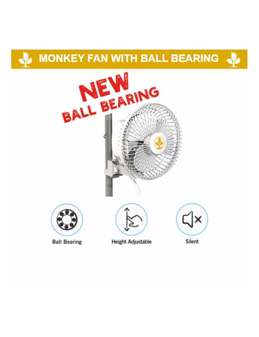 Ventilatore Clip Growbox Monkey Fan 30W - Secret Jardin – Hemporium