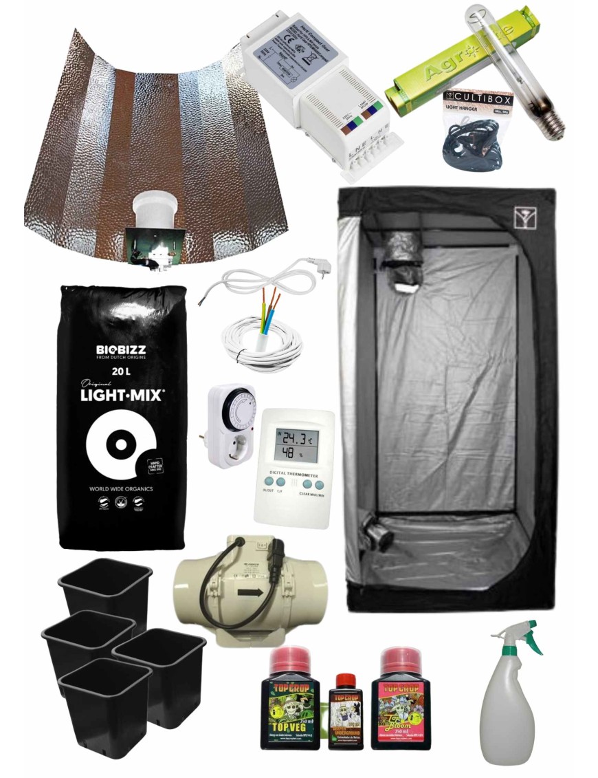KIT TERRA 150 WATT HPS GROWBOX 60x60 Cm